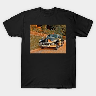 Classic Police Car No.1E T-Shirt